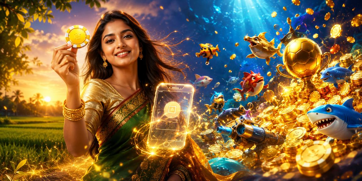 গাজীপুরে ফিশিং গেম উপভোগ করছেন একজন খেলোয়াড়